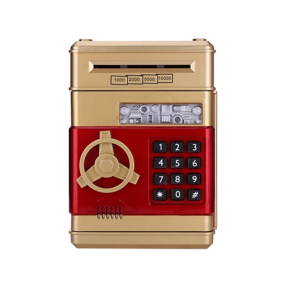 Electronic Piggy Bank Safe Box , Money Boxes For Children ATM Password Money Box Cash Coin Saving Box ATM Machine Kid Xmas Gifts ,Prevent Theft