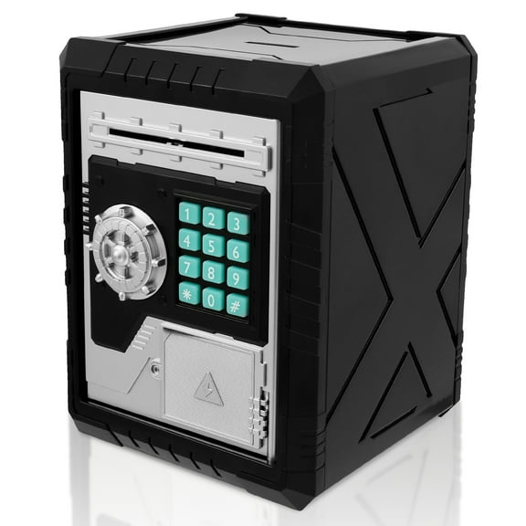 Electronic Piggy Bank with Password Large Capacity ATM Piggy Bank Automatic Paper Money Scroll Saving Box for Kids Teens Adults