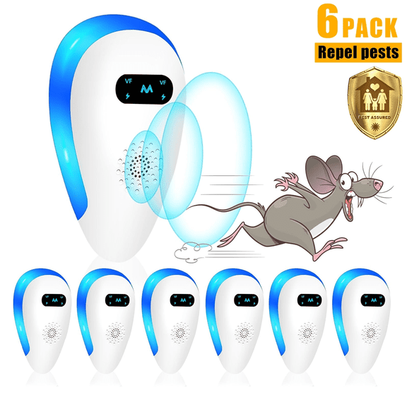 Electronic Plug-In Ultrasonic Pest Insect Rodent Repeler Cockroach Mice Rat Bug