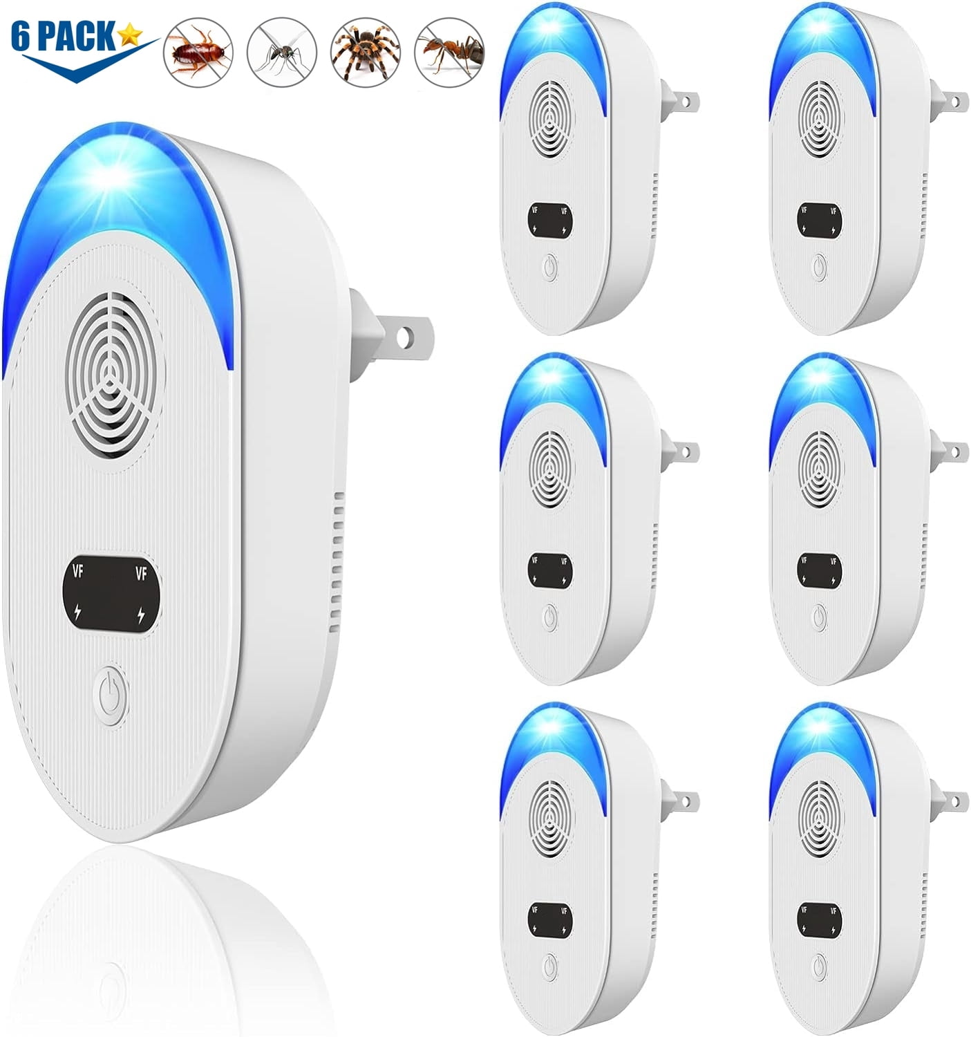 Electronic Plug-In Ultrasonic Pest Insect Rodent Repeler Cockroach Mice Rat Bug