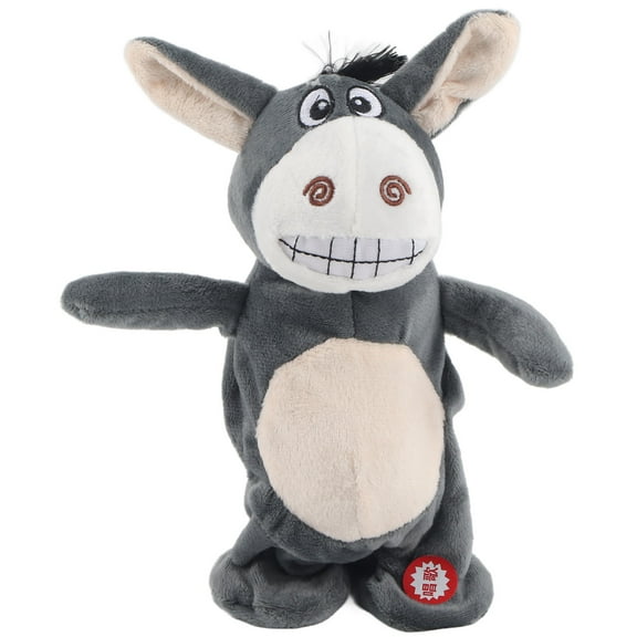 Electronic Plush Animal Stuffed Toys Speaking Dancing Interactive Repeating Pet ToysDonkey