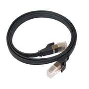 Electronic Products Jioakfa 8 Rj45 Double Shielded Flat Network Cable High Speed Internet Cable A3885 As Show