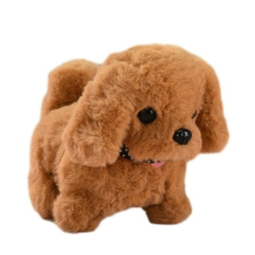 Electronic Puppy Plush Dog Toys for Toddlers Kids,Realistic Fun Interactive Pet Toy,Walking,Barking,Tail Wagging