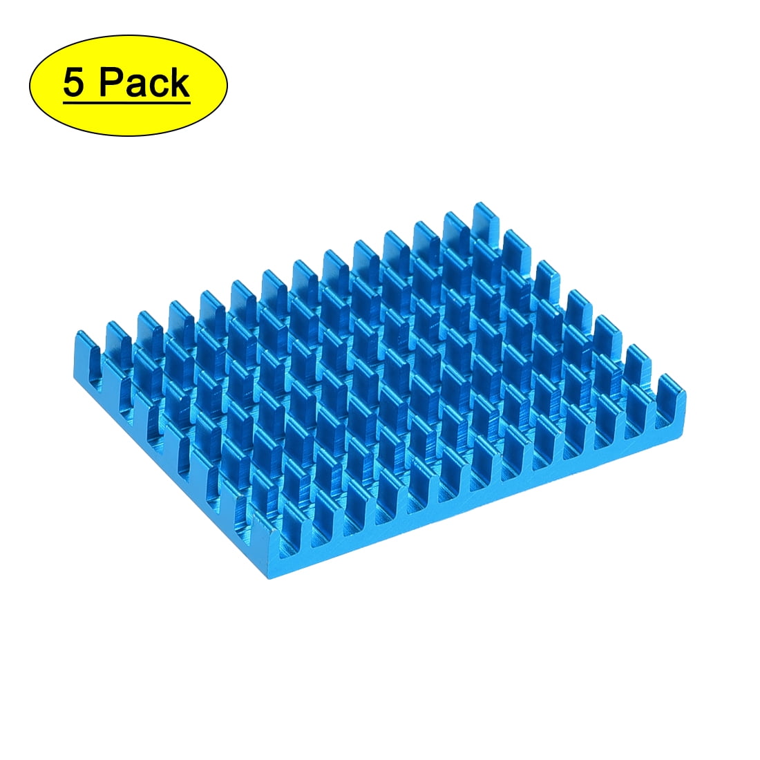 Uxcell Kühlkörper 30x40x5 Mm – 5 Stück, Blau, Aus Aluminiumlegierung Für MOS/GPU/IC-Chips