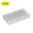 thumbnail image 1 of Electronic Radiators Heatsink for MOS GPU IC Chip Silver 50 x 25 x 10 mm 5pcs, 1 of 5