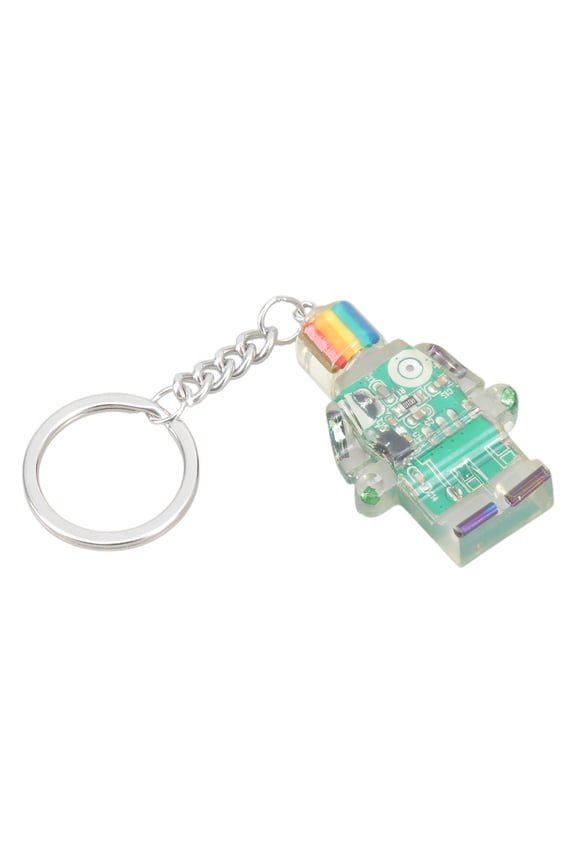 Electronic Robot Pendant Keychain Unisex Key Chain Multi-Functional Phone Chain Funny Keyrings Accessory for Women Girl