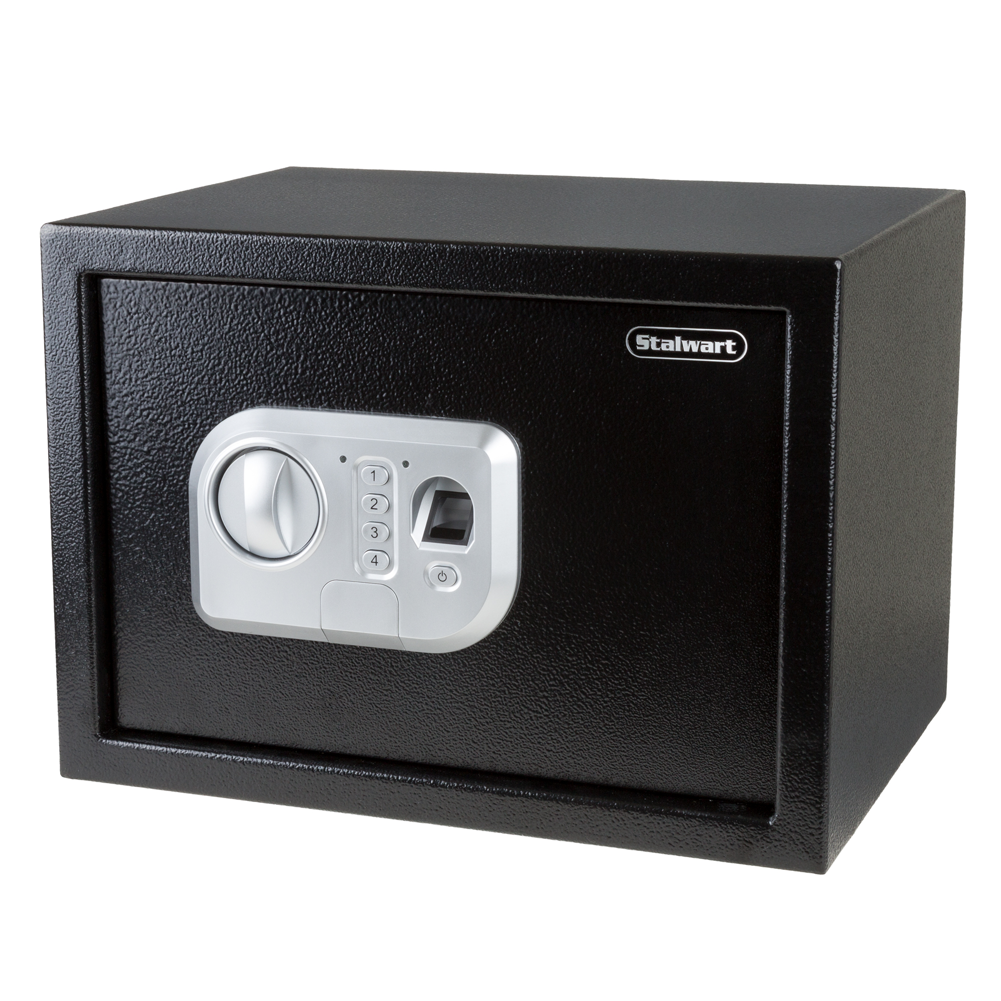 Electronic Safe with Fingerprint Lock for Business or Home ?Key or Biometric Entry Digital Wall or Floor Mount for Jewelry, Cash, and More by Stalwart - image 1 of 7