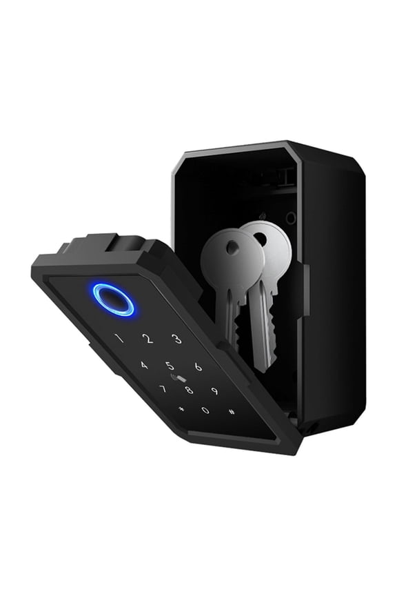 Electronic Safe Key Box Tuya Control 4.1 Gateway Waterproof Outdoor Security Fingerprint Safe stash ,Easy Installation