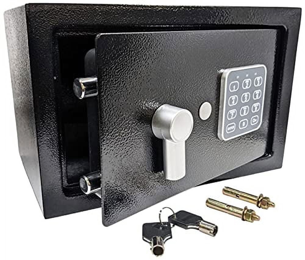 Safe Wizard Electronic Safe with Digital Keypad, Program your own 3 to 8 Digit Pin ...