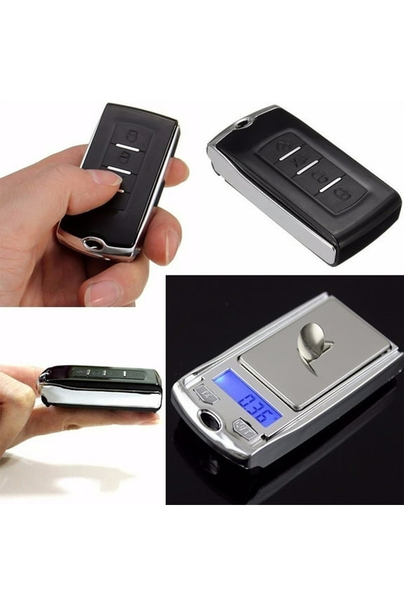 Electronic Scale Lightweight, Car Key Shape Accurate Digital Pocket Scale, For Food, Jewelry, Spices, Keychain-Shaped Portable Digital Scale (0.01-200g), Mini Scale, By Kingtowag