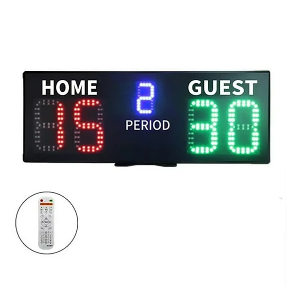 Electronic Scoreboard Portable Match Scoreboard for Tennis Basketball Billiards Basketball LED Scoreboard
