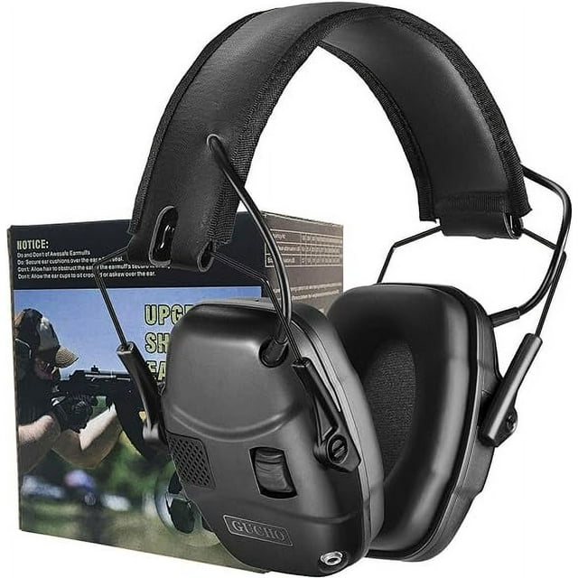 Electronic Shooting Earmuff Hearing Ear Protection for Gun Range Noise