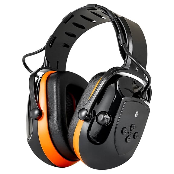 Electronic Shooting Earmuffs with Bluetooth 5.1&23dB Noise Reduction,Safety Hearing Protection for Construction,Hunting,and Outdoor Work