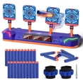 thumbnail image 1 of Electronic Shooting Targets for Nerf, Auto Reset Digital Target with LED Light, Shooting Targets Toy for Kids Boys Girls 4 5 6 7 8 - Blue, 1 of 8