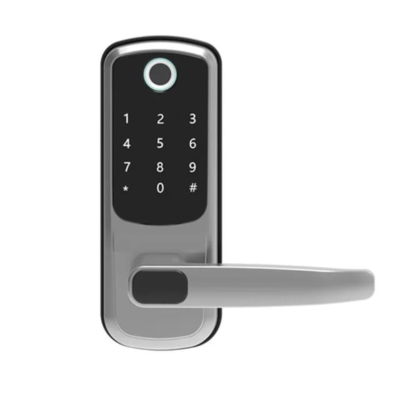 Electronic Smart Door Lock With Biometric Fingerprint / Password /Smart Card / Key Unlock/ USB Emergency Charger