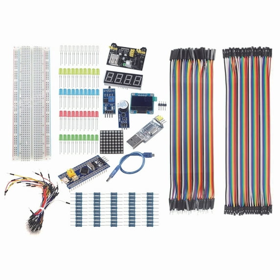Electronic Starter Fun Kit For DIY Projects Basic Electronics Components Starter Kit For Arduino,Raspberry Pi -STM32-Starter Kit