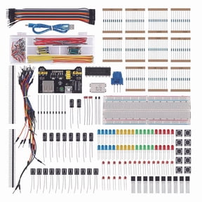 Electronic Starter Fun Kit Resistors LEDs Dupont Wires Buttons Basic Electronics Components Starter Kit For Arduino Raspberry Pi STM32-starter kit