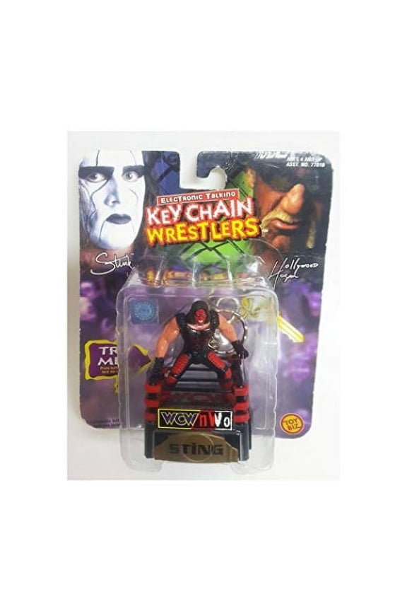 Electronic Talking Keychain Wrestlers Sting ToyBiz 1998