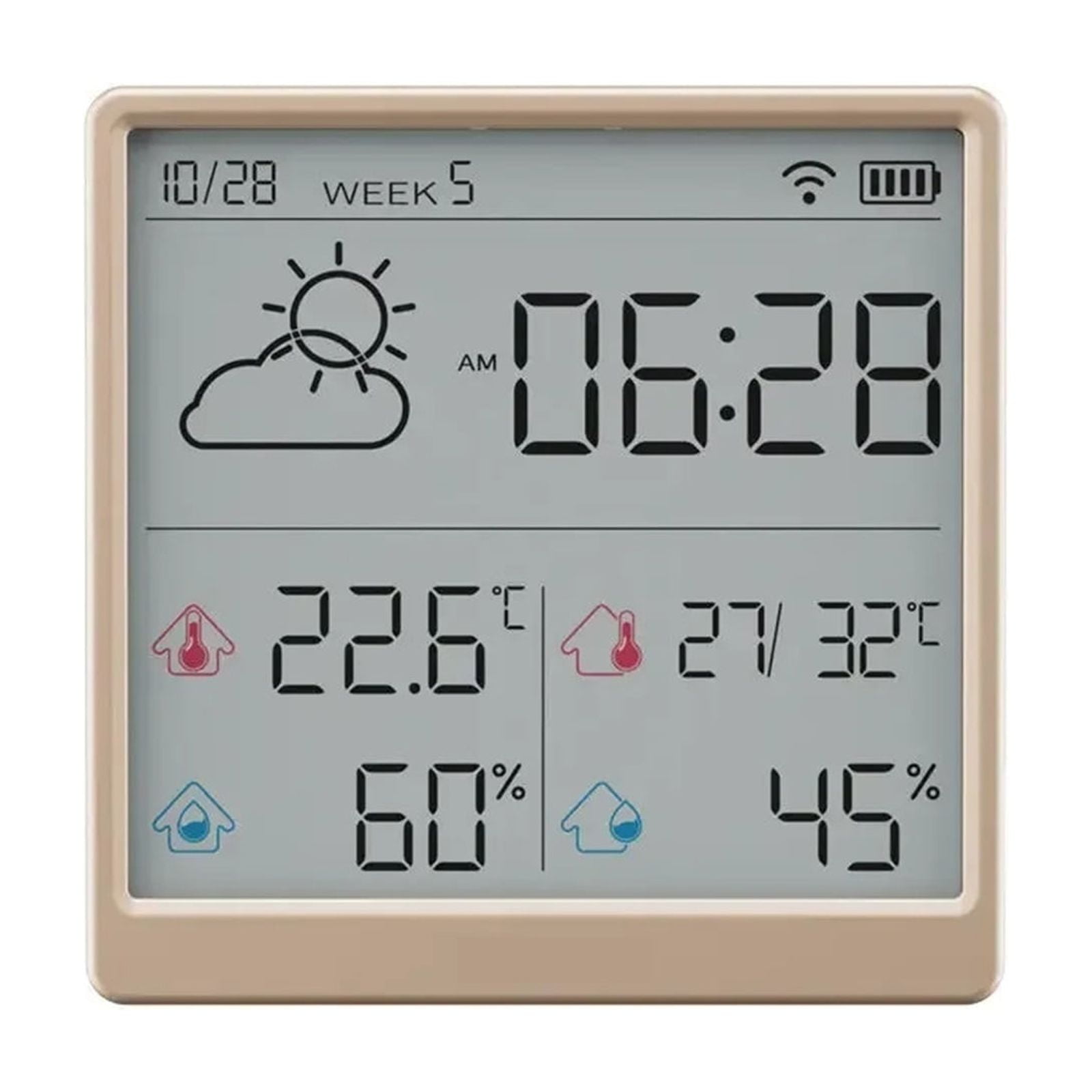 Electronic Temperature Humidity Sensor Smart Electric Digital Hygrometer Thermometer Clocks Weather Station Mini ,High Precision
