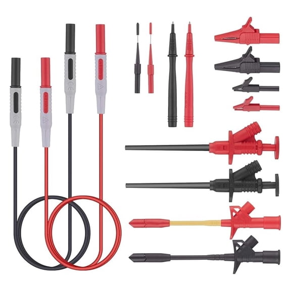 Electronic Test lead kit, WG-017 Multimeter test lead set, Automotive Electronic Connectors Cables Hand Tool Tester
