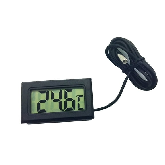 Electronic Thermometer Fish Tank Refrigerator Water Temperature Watch With Waterproof Probe
