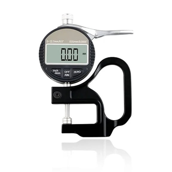 Electronic Thickness Gauge 12.7mm Digital Micrometer Thickness Meter Micrometro Thickness Tester RS232 Data Output ,Precision Measuring