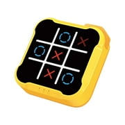 Electronic Tic Tac Toe Board Game Mini Game Box with 3-Minute Focus Challenge Compact Portable Toy for Kids and Adults