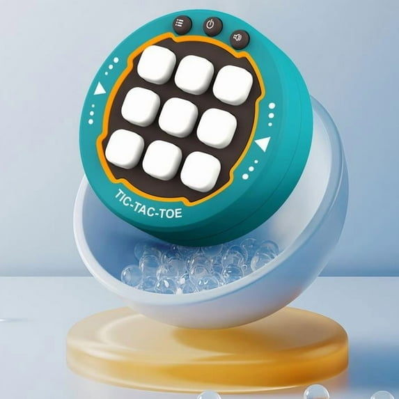 Electronic Tic Tac Toe Game under $5! Yannianjz Electronic Tic Tac Toe 3-in-1 Handheld Game,KidsThinking TrainingToys, Interactive Tabletop Battle Console for Travel Party Gift, Educational Games