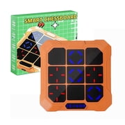 Electronic Tic Tac Toe Game, 6-in-1 Rechargeable Handheld Puzzle Game Console, Smart Brain Teaser Toy, Travel Toys, Birthday Gift for Kids Ages 3+