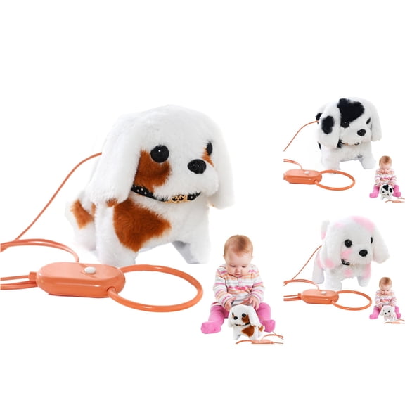 Electronic Toy Dog Running And Barking Interactive Soft Children Pet