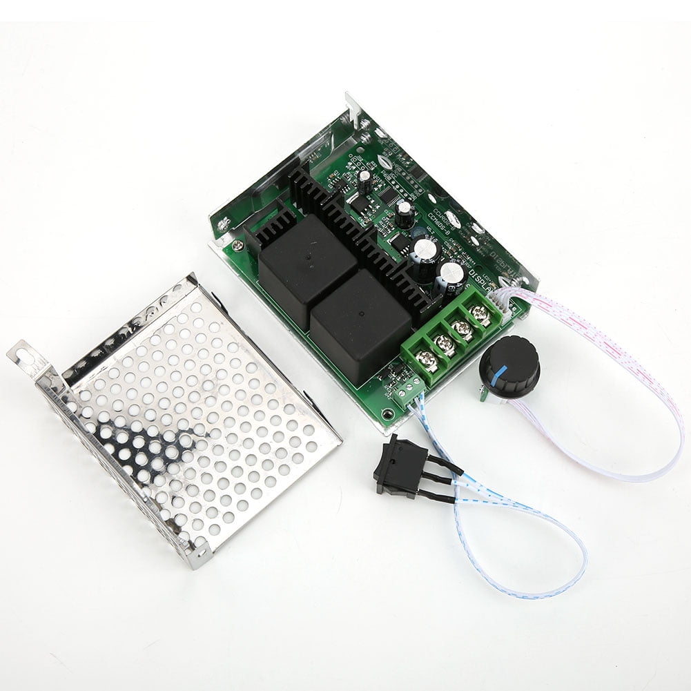 Electronic Voltage Regulator - 10V-50V 40A Motor Speeds Controller Regulating Current Governor Reversing Direction Switch for DC Motor Driver Module