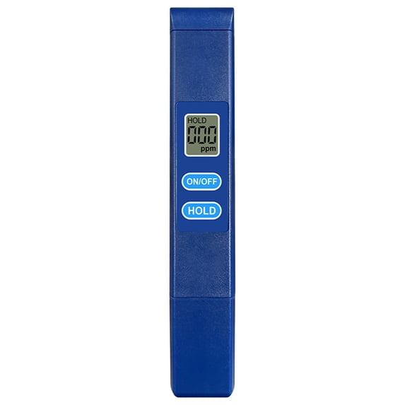 Electronic Water Tester Range Digital Water Test Pen for Farming Aquariums Pools TDS Meter Quality Monitor Hydroponics Drinking Blue 1Pcs