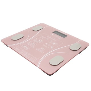 Jygee Body BMI Scale Digital Scale Weighing Human Weight Scales Floor LCD  Display Body Index Electronic Weighing Scales rose gold 