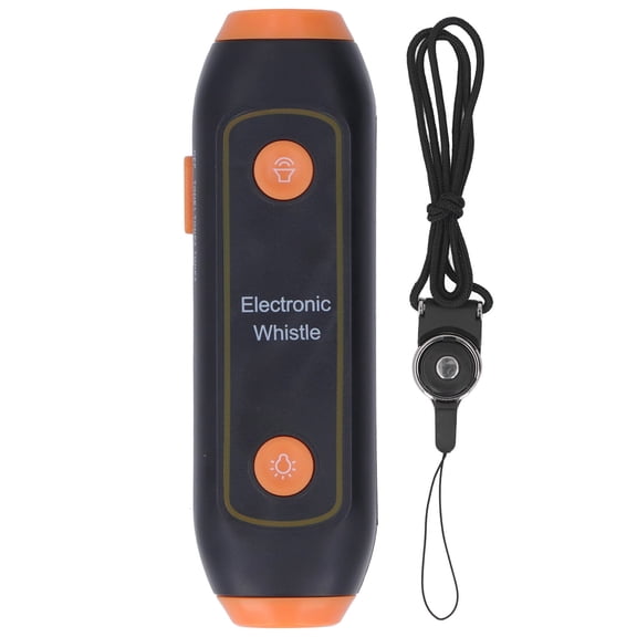 Electronic Whistle 3 Tone 3 Volume Level Blow Free Whistle with LED Light for Training Sports