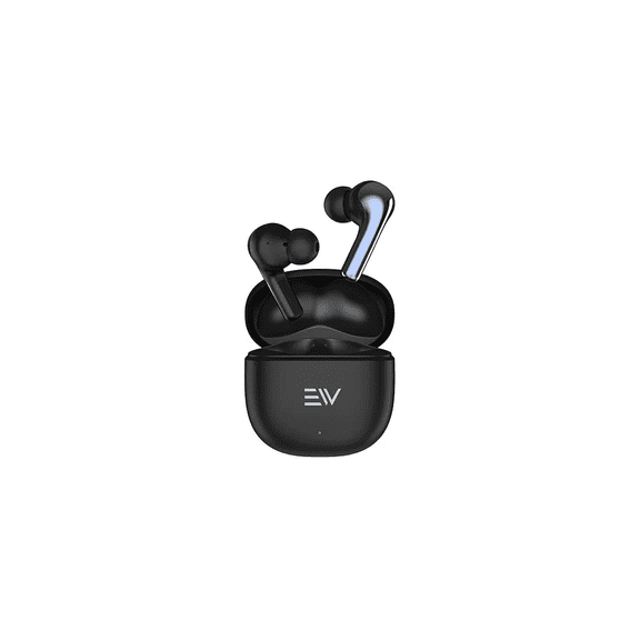 Electronic World ANC Wireless Earbuds,Bluetooth 5.3 Noise Cancelling Earbuds with 6 Mics,ENC Clear Calls,16H Playtime,TWS Bluetooth Earbuds with Charging Case Black