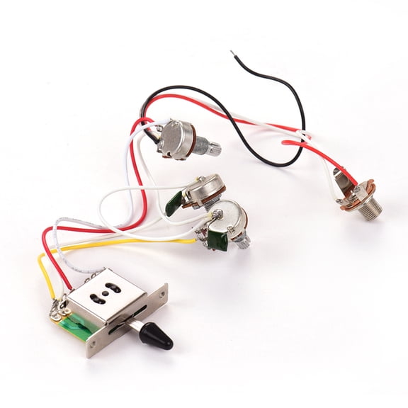 Electronic component,5-way Switch 2 Tone 1 2 Tone 1 500k 2 Tone 1 Kit With 1 Dsfen Rusuo Harness Kit 2 T 500k Component Eryue Harness 1 2 T