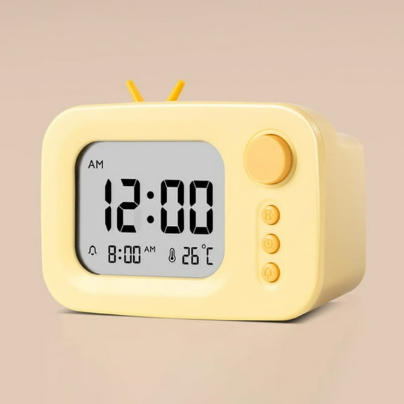 Electronic hygrograph Intelligent alarm clock Multi-functional bedside glow-in-the-dark timer