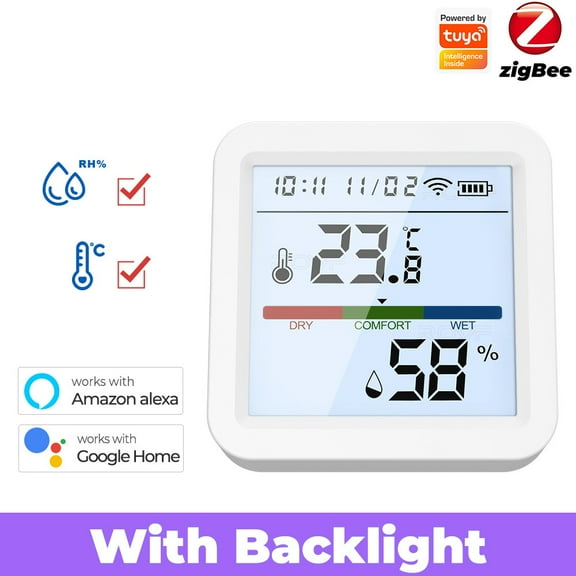 Electronic hygrothermograph,Tester Tester Display App Compatible Tester Lcd Display Compatible With And Temperature Tester Lcd Display App With And Voice Huiop Eryue Dsfen Thermometer
