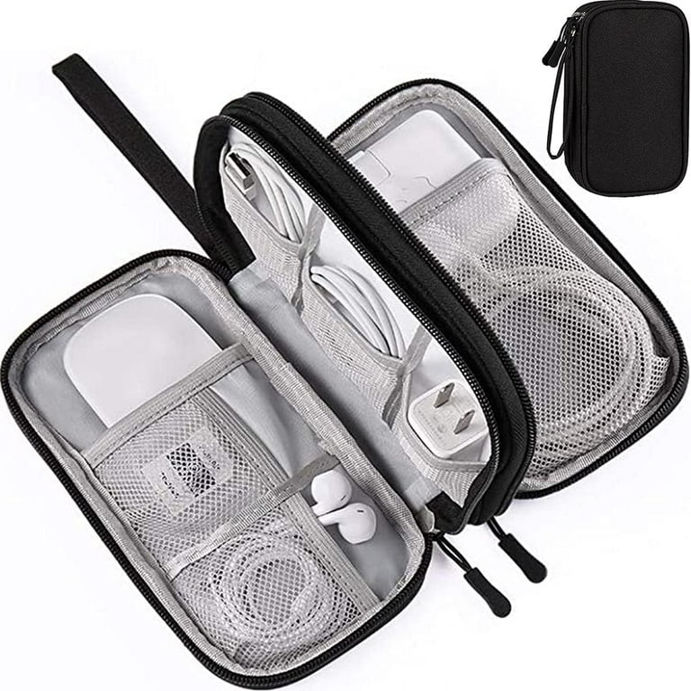 Electronics Accessories Organizer Bag Portable Tech Gear Phone Accessories Storage Carrying Travel Case Bag Walmart