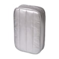 thumbnail image 1 of Electronics Cable Organizer Pouch, Silver Multifunctional, 1 Piece Padded, Portable Travel Storage Bag for Charging Cords, Power Adapters, Earphones and Small Digital Accessories, 1 of 5