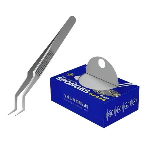 Electronics Care Set Cleaning Systems NC800 Cleaning Sponge with Tweezer Simple to Operate for Keyboards Dust Remover