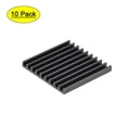 thumbnail image 1 of Electronics Cooler Heatsink for MOS GPU IC Chip Black 28 x 28 x 3 mm 10PCS, 1 of 5