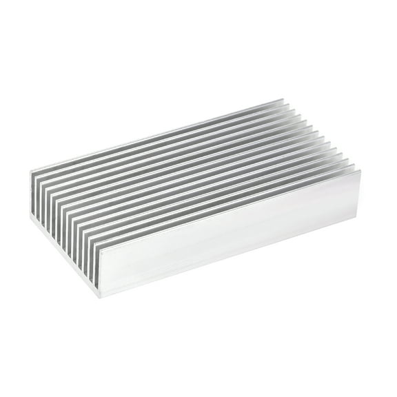 Electronics Cooler Heatsink for MOS GPU IC Chip Silver 100 x 50 x 20 mm