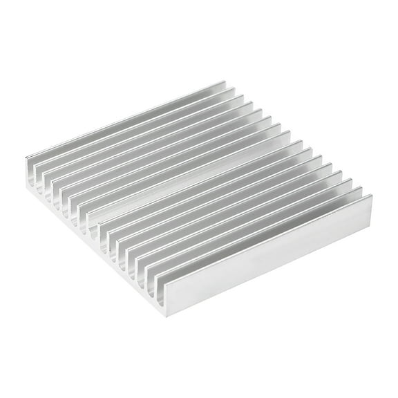 Electronics Cooler Heatsink for MOS GPU IC Chip Silver 60 x 60 x 10 mm
