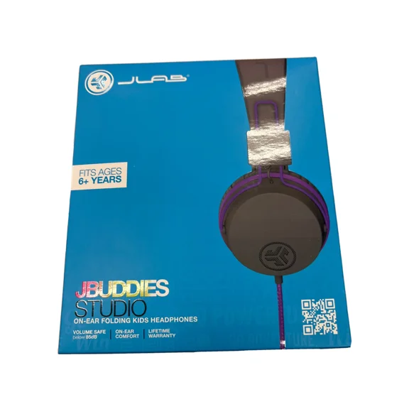 Electronics Headphones New Jlab On-Ear Folding Kid Safe Wired Mic Free Ship