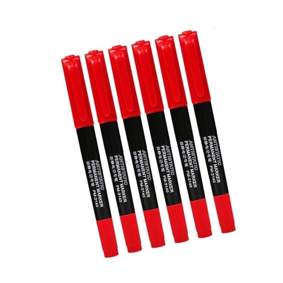 Electronics Labeling Permanent Markers Set, Fine Tip Antistatic 6 Pack Tool