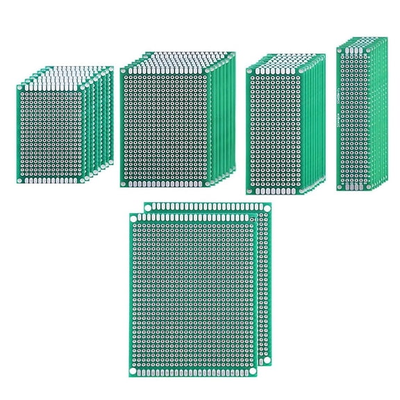 Electronics Project 36pcs PCB circuit board MultiSize Circuit Prototyping 1.6mm Thickness Board for Educational Stem