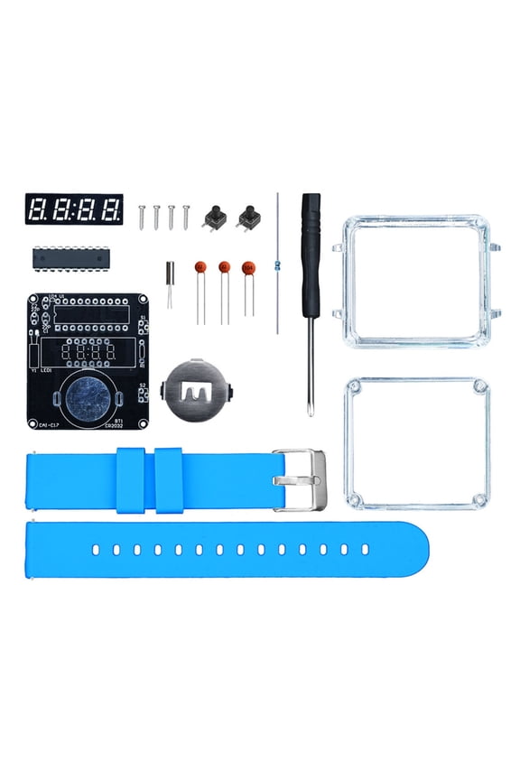 Electronics Project Customizable LED Wristwatches With Metal Hybrids Straps And Detailed Guide