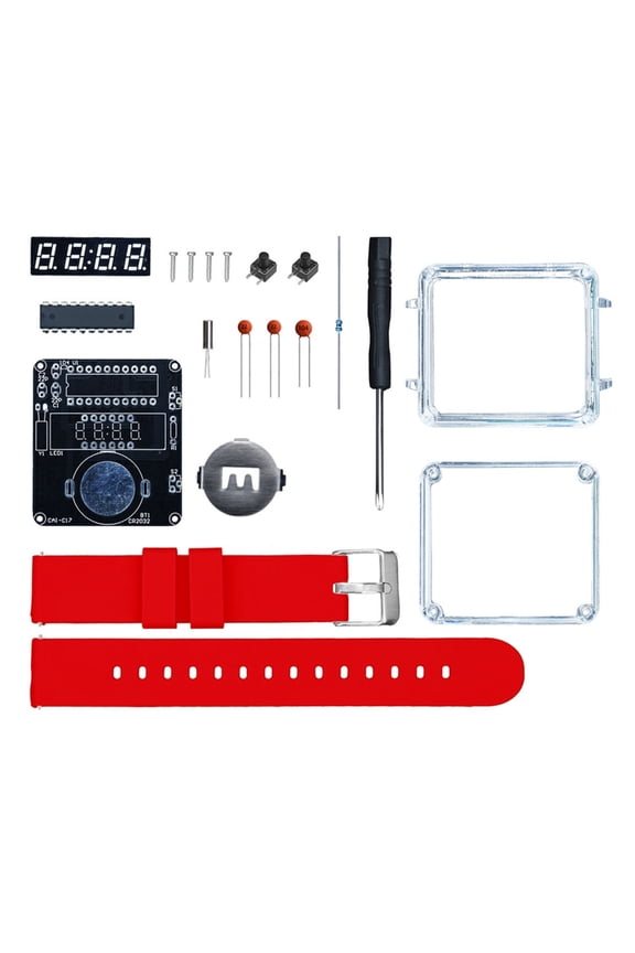 Electronics Project Customizable LED Wristwatches With Metal Hybrids Straps And Detailed Guide