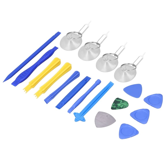Electronics Repair Kit, 19 Piece Tool Set | Pry Tools, Spudgers Suction Cups, No Damage Opening